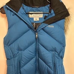 Women’s Columbia Fur Hooded Vest